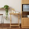 vidaXL K&uuml;chentisch Natur 40 x 30 x 53,5 cm Bambus