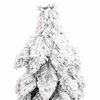 vidaXL K&uuml;nstlicher Weihnachtsbaum Beleuchtung & Schnee 60 LEDs 120 cm