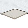 vidaXL Matratzenauflage Wei&szlig; 70 x 200 cm Strickstoff