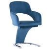 vidaXL Esszimmerst&uuml;hle 2 Stk. Blau Samt