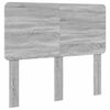 vidaXL Bettrahmen Graues Sonoma 135 x 190 cm Massives Kiefernholz