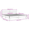 vidaXL Bettgestell Sonoma-Eiche 180x200 cm Holzwerkstoff und Metall