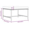 vidaXL 5-tlg. Garten-Sofagarnitur mit Auflagen Schwarz Poly Rattan