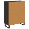 vidaXL Sideboard mit Schubladen Schwarz Eichen-Optik 69,5 x 34 x 90 cm