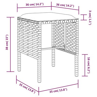 vidaXL 5-tlg. Sofagarnitur in L-Form mit Kissen Poly Rattan Grau