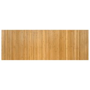 vidaXL Teppich Rechteckig Natur 70x200 cm Bambus