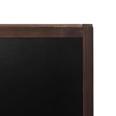 vidaXL Tafel Kundenstopper Doppelseitig Zedernholz Freistehend 60×80cm