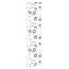vidaXL Duschrollo 70x240 cm Stoffbreite 66 cm