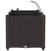 vidaXL Garten-Pflanzgef&auml;&szlig; 2 pcs Braun Stahl