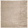 vidaXL Teppich HUARTE Kurzflor Weich und Waschbar Sandfarben 160x160cm