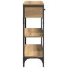 vidaXL Konsolentisch Artisan-Eiche 72,5 x 25 x 75 cm Holzwerkstoff