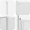 vidaXL Duschwand L-Form 70x120x137 cm 4-teilig Faltbar