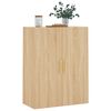 vidaXL Wandschrank Sonoma-Eiche 69,5x34x90 cm