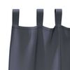 vidaXL Verdunkelungs-Vorh&auml;nge mit Ringen 2 pcs Anthrazit 225 x 140 cm