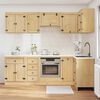 vidaXL Schrank mit Regal SKI 10 pcs Honigbraun Massives Kiefernholz