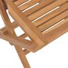 vidaXL 5-tlg. Garten-Essgruppe Massivholz Teak
