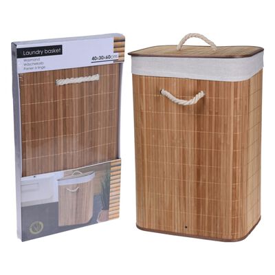 Bathroom Solutions Faltbarer Wäschekorb Bambus