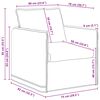 vidaXL Sofa 2 pcs Hellgrau