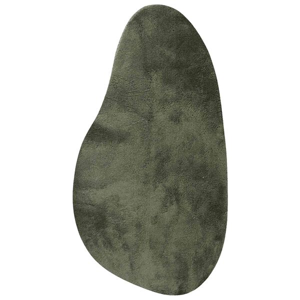 vidaXL Bereichsteppiche HUARTE Waldgr&uuml;n 80 x 150 cm Polyester