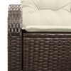 vidaXL Gartensofa Braun 124 x 62 x 69cm Poly-Rattan