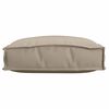 vidaXL Kissen 6 pcs Taupe 40 x 40 x 8 cm Oxford-Stoff