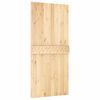 vidaXL T&uuml;r NARVIK 95x210 cm Massivholz Kiefer