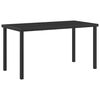 vidaXL Garten Essgruppe 5 pcs Grau Poly-Rattan