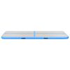vidaXL Aufblasbare Gymnastikmatte mit Pumpe 400x100x10 cm PVC Blau