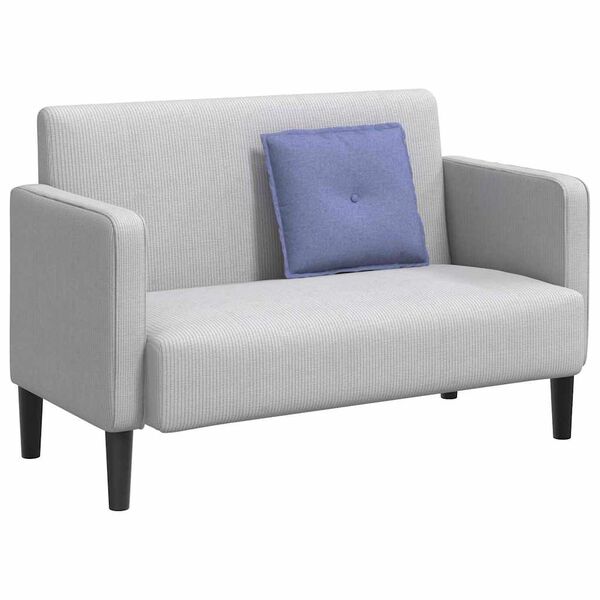 vidaXL R&uuml;ckenkissen Jeans blau 50 x 19 x 45 cm Stoff