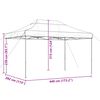 vidaXL Partyzelt Faltbar Pop-Up Burgunderrot 440x292x315 cm
