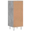 vidaXL Sideboard Betongrau 34,5x34x90 cm Holzwerkstoff