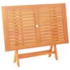 vidaXL Gartentisch Klappbar 120x70x75 cm Massivholz Eukalyptus
