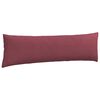 vidaXL Sofakissen 2 pcs Weinrot 145 x 40 cm Stoff