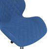 vidaXL Esszimmerstuhl Drehbar Blau Samt