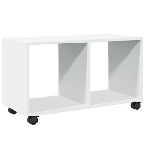 vidaXL Rollschrank Wei&szlig; 72x33x42,5 cm Holzwerkstoff