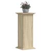 vidaXL Pflanzenst&auml;nder Sonoma-Eiche 33x33x80 cm Holzwerkstoff