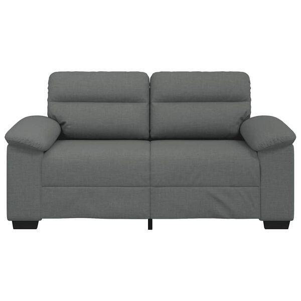 vidaXL 2-Sitzer-Sofa Dunkelgrau 120 cm Stoff