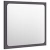 vidaXL Badspiegel Grau 40x1,5x37 cm Holzwerkstoff