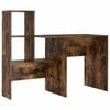 vidaXL Schreibtisch Ger&auml;ucherte Eiche Holzwerkstoff