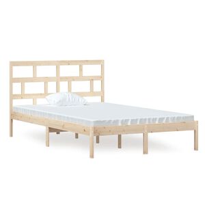 vidaXL Massivholzbett ohne Matratze 120x200 cm
