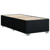 vidaXL Bettgestell ohne Matratze Schwarz 90x200 cm Stoff