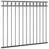 vidaXL Zaunelement Assen Stahl 1,7 x 1,5 m Schwarz
