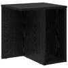 vidaXL Beistelltisch Schwarz Eichen-Optik 37 x 32 x 40 cm