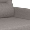 vidaXL 3-tlg. Sofagarnitur mit Kissen Taupe Stoff