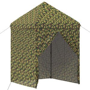 vidaXL Zelt mit 4 Seitenw&auml;nden 2 x 2 m Army Tarnung