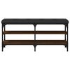 vidaXL Schuhbank Braun Eichen-Optik 102x32x47 cm Holzwerkstoff
