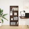 vidaXL B&uuml;cherregal Braun Eichen-Optik 60x24x143 cm Holzwerkstoff