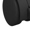 vidaXL Bockrolle 12 pcs Schwarz und Silber 37,8 x 40 mm Eisen und PP