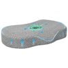vidaXL Nackenst&uuml;tzkissen Grau 53 x 34,5 x 10,5 cm Viscoschaum