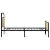vidaXL Bettgestell ohne Matratze 107x203 cm Sonoma-Eiche Holzwerkstoff